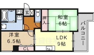 ディーベス23【5階】の間取り