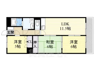 レスポアール豊岡【2階】の間取り