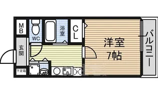 エスポワールK【2階】の間取り
