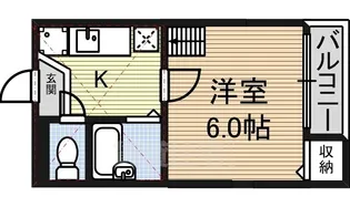 アーバンプラザ名古屋【2階】の間取り