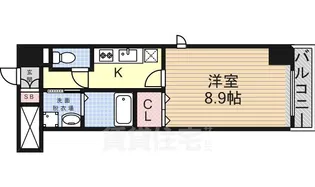 ウイステリア名城【5階】の間取り