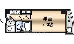 サンリヴァーメゾン【4階】の間取り