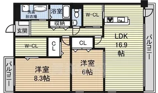 Serenity【4階】の間取り