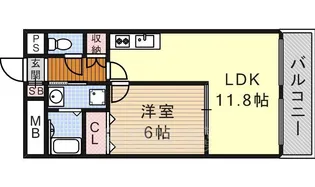 Vingt onze (ヴァンオンズ)【2階】の間取り