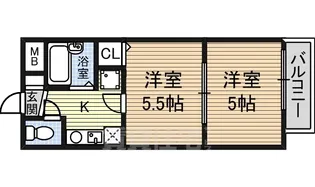 タウンエステート新栄【6階】の間取り