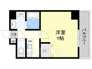 アイン橘【7階】の間取り