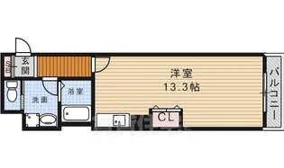 メゾン・ラ・ペジーブル【6階】の間取り