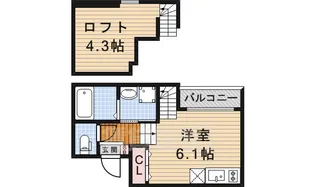 stage新栄【1階】の間取り