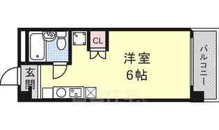 ハイム伊勝【1階】の間取り