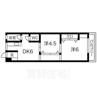 レジデンス輝鳴【2階】の間取り