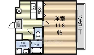 クレシェール大須【8階】の間取り