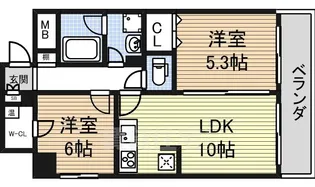 レジェンドK【5階】の間取り
