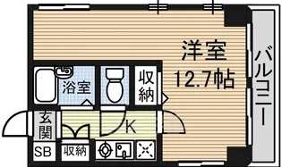 第6ビル和光【7階】の間取り