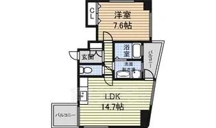 ラ ファサード【5階】の間取り