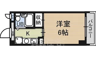 岩井橋ロイヤルハイツ【8階】の間取り