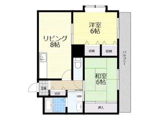 レジデンス千代田【4階】の間取り