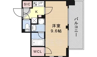 フローラル東別院【5階】の間取り