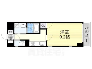 スタジオスクエア大須【8階】の間取り