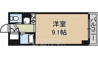 ドール久屋通【8階】の間取り