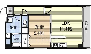 レジディア久屋大通Ⅱ(旧マーレ)【3階】の間取り