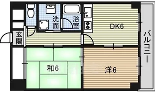サンモールタナカ【1階】の間取り