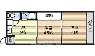 川島第二ビル【3階】の間取り
