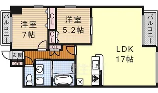 RJB place【5階】の間取り