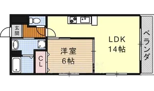 グレースコート【1階】の間取り