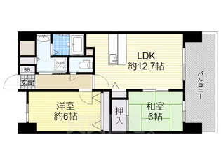 La Douceur山王【3階】の間取り