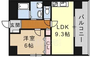 プランドール千種【3階】の間取り