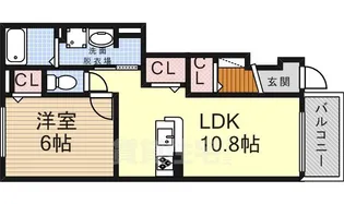 リアン【1階】の間取り