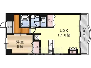第2桔梗ビル【2階】の間取り