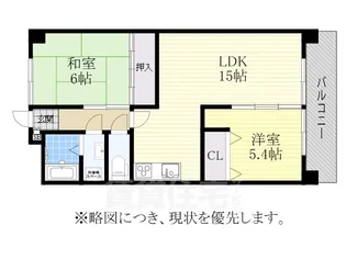 サンライズ江副【3階】の間取り