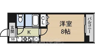 ハイツ丸の内【4階】の間取り