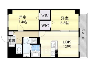 MORALIA KANAYAMA【10階】の間取り