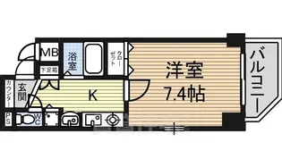 プレサンス桜通り葵【5階】の間取り