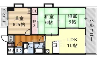 第3猪飼ビル【1階】の間取り