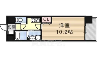 ヒルズ新栄2号館【7階】の間取り