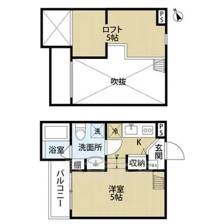 大阪府堺市堺区海山町4丁【アパート】の間取り