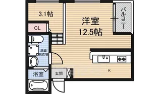 プライムローズ【3階】の間取り