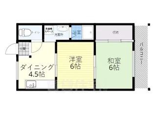 シティコート春日丘【2階】の間取り