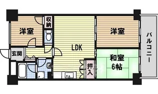 イトーピア新栄マンション【14階】の間取り