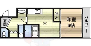 ワピタ名駅【1階】の間取り