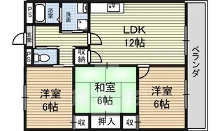 モネ水草【3階】の間取り