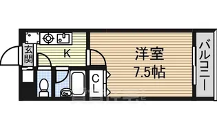 ハピネス公園前【4階】の間取り