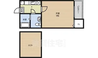 ベルメゾン柴田【2階】の間取り