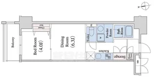 レジデンス上前津スクエア【10階】の間取り