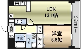アクシス【7階】の間取り
