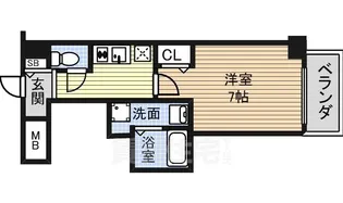 PONTE ALTO新栄【8階】の間取り
