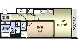 オレンジスクエア【3階】の間取り